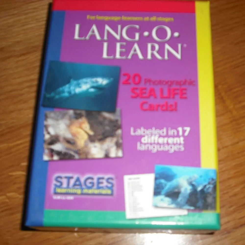 Lang O Learn Pets, Animals, Sea life by Stages Learning Materials New